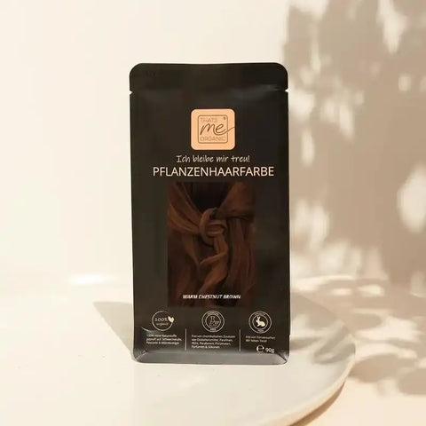 Professional Plant Hair Colour SET "Warm Chestnut Brown"