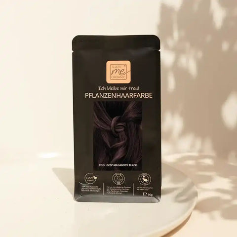 Professional Plant Hair Colour SET Cool Deep Mahogany Black