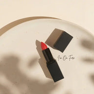 Rossetto Bio – 6 colori, vegano, cruelty-free + senza biossido di titanio – a lunga tenuta + nutriente