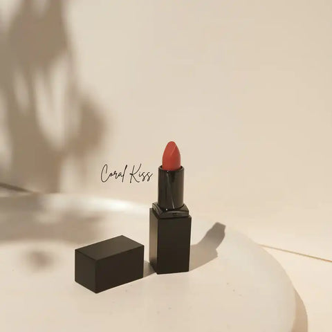 Rossetto Bio – 6 colori, vegano, cruelty-free + senza biossido di titanio – a lunga tenuta + nutriente