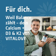 Calcium + D3 & K2 Kapseln – 120 Kapseln