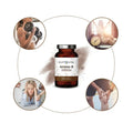 Echt Vital Amino-8 Kapseln mit Sport, Stress, Wecker und Knieschmerz Symbolen