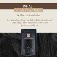 Profi-Pflanzenhaarfarbe SET kühles dunkles Schwarz "cool deep black"