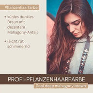 Professional Plant Hair Colour SET Cool Deep Mahogany Brown