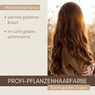 Professional Plant Hair Colour SET Warm Golden Brown