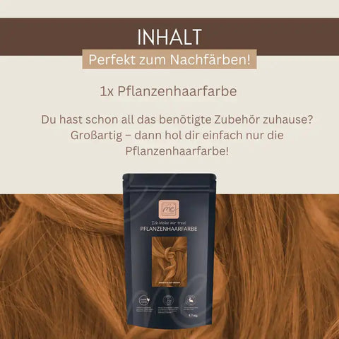 Professional Plant Hair Colour SET Warm Golden Brown