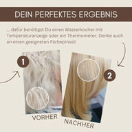 Profi-Pflanzenhaarfarbe SET warmes Sommer-Blond "warm summer blond" - ohne Rotanteil