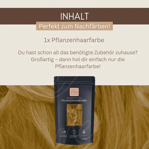 Professional Plant Hair Colour SET Warm Sahara Blond