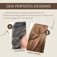 Profi-Pflanzenhaarfarbe SET warmes Marokko-Braun "warm marocco brown"