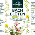 Bachblüten Tropfen - Five Flowers Essenz - alkoholfrei - 20 ml - VITALOVE - Naturprodukte