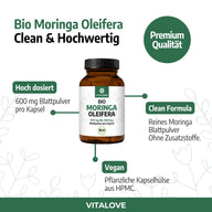 Vorteile der Bio Moringa Oleifera Kapseln