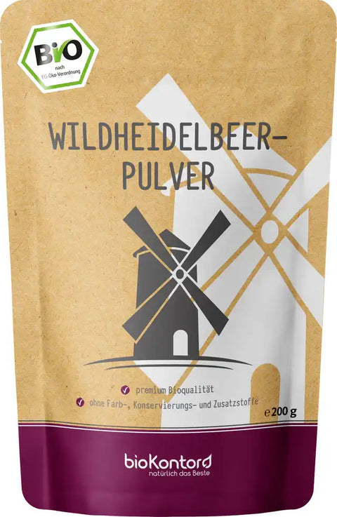 Bio Wildheidelbeerpulver - 200g