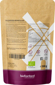 Bio Wildheidelbeerpulver - 200g