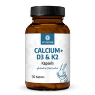 Calcium + D3 & K2 Kapseln – 120 Kapseln