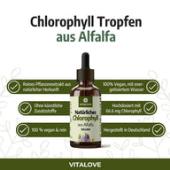 Chlorophyll Drops (Natural from Alfalfa) - 50 ml