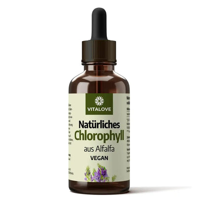 Chlorophyll Tropfen (natürlich aus Alfalfa) – 50 ml