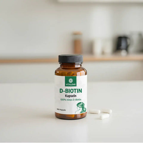 Biotin Kapseln (Vitamin B7) – 180 Kapseln