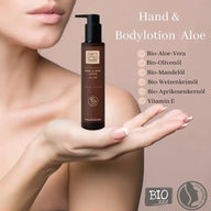 BIO-Hand & Body Lotion Aloe - 200ml Naturkosmetik (vegan) - VITALOVE - Naturprodukte