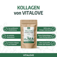 Kollagen Hydrolysat Pulver Fakten Typ I II III