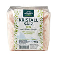 Kristallsalz (bekannt als Himalaya-Salz) fein - 1 kg