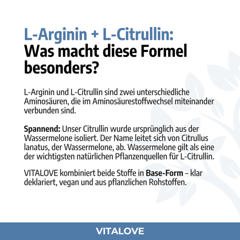 L-Arginin-L-Citrullin-Kapseln