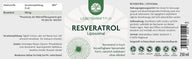 Lebenskraftpur Resveratrol Liposomal Flaschenetikett, 250 ml, vegan, glutenfrei, hohe Bioverfügbarkeit