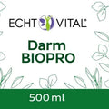 Echt Vital Darm BIOPRO Etikett, 500ml, Bio Nahrungsergänzung, Made in Germany