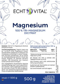 Tri-Magnesium - Beutel mit 500 g Pulver