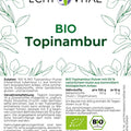 Echt Vital Bio Topinambur Pulver Beutel, 300g, Produktetikett mit Zutaten und Nährwerten