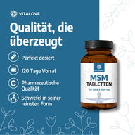 Reines Methylsulfonylmethan ohne Zusätze
