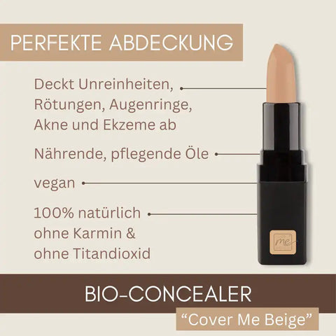 Bio-Concealer | natürlich, vegan + effektiv – für Makellose Haut in 2 Nuancen