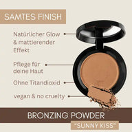 Bronzing Powder Sunny Kiss – Natürliches Bio-Tönungspuder für einen strahlenden, sonnengeküssten Teint
