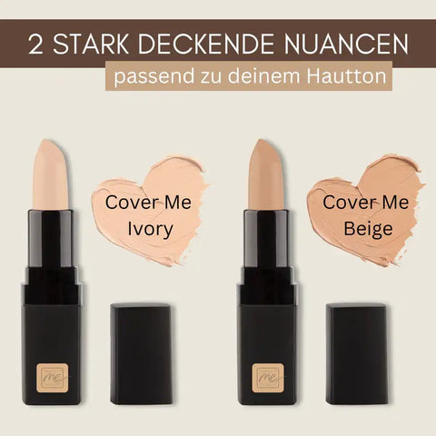 Bio-Concealer | natürlich, vegan + effektiv – für Makellose Haut in 2 Nuancen