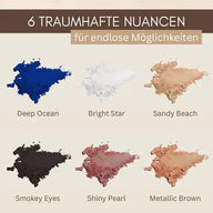 Lidschatten-Palette "Nice Eyes" mit 6 Nuancen | Naturkosmetik