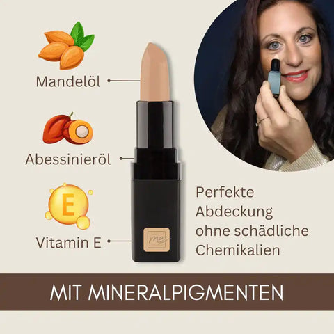 Bio-Concealer | natürlich, vegan + effektiv – für Makellose Haut in 2 Nuancen