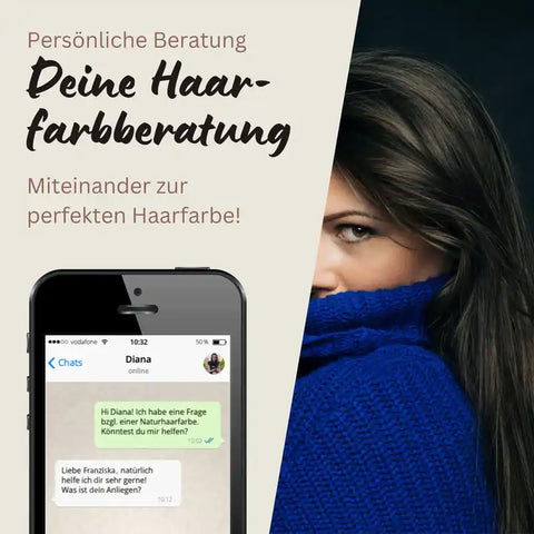 Profi-Pflanzenhaarfarbe SET kühles dunkles Braun "cool deep brown"