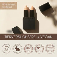 Bio-Concealer | natürlich, vegan + effektiv – für Makellose Haut in 2 Nuancen