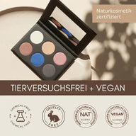 Lidschatten-Palette "Nice Eyes" mit 6 Nuancen | Naturkosmetik