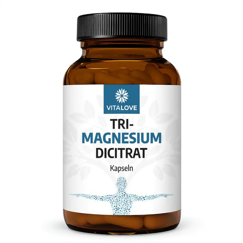 Tri-Magnesium-Dicitrat Kapseln (360 mg) – 120 Kapseln