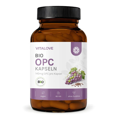 Bio OPC Kapseln – Traubenkernextrakt – 60 Kapseln