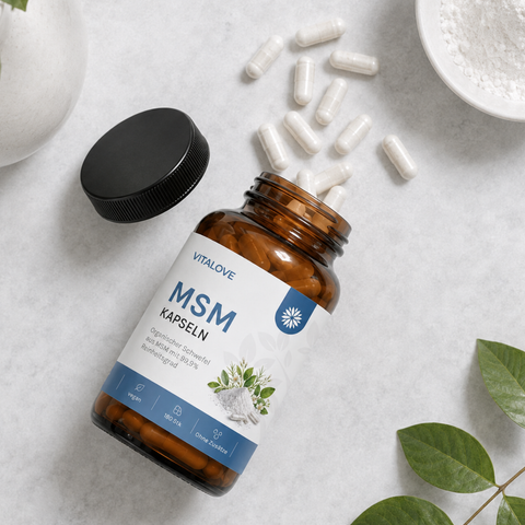 Gélules de MSM avec 1000 mg de MSM pur – 180 gélules
