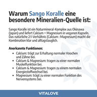 Sango Koralle als natürliche Quelle für Calcium und Magnesium