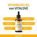 Vitamin D3 K2 Tropfen mit 1000 I.E. D3 pro Tropfen