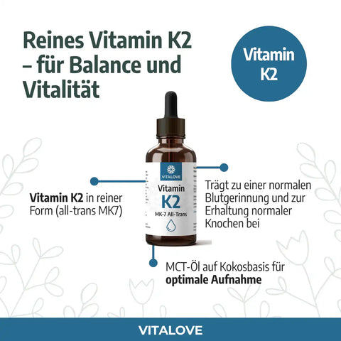 Vitamin K2 Tropfen (MK7 all-trans) – 50 ml