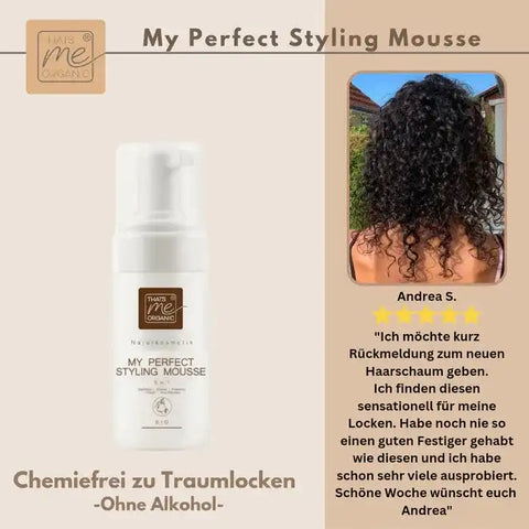 Haarschaum - My perfect Styling Mousse 5 in 1 alkoholfrei Bio-Naturkosmetik 150ml - VITALOVE - Naturprodukte