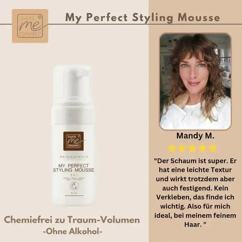 Haarschaum - My perfect Styling Mousse 5 in 1 alkoholfrei Bio-Naturkosmetik 150ml - VITALOVE - Naturprodukte