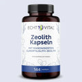 Echt Vital Zeolith Kapseln braune Dose 144 Kapseln Clinoptilolith-Zeolith freigestellt