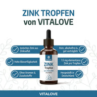 Produktinformationen zu den alkoholfreien Zink Tropfen