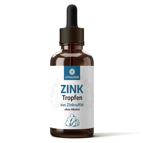 Alkoholfreie Zink Tropfen von VITALOVE in 100-ml-Flasche