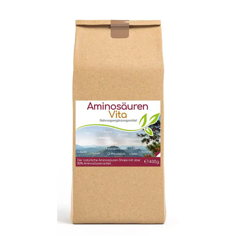 Bio Aminosäuren Vita (natürliche Aminosäuren & Proteine) 400g Vorratsbeutel - VITALOVE - Naturprodukte